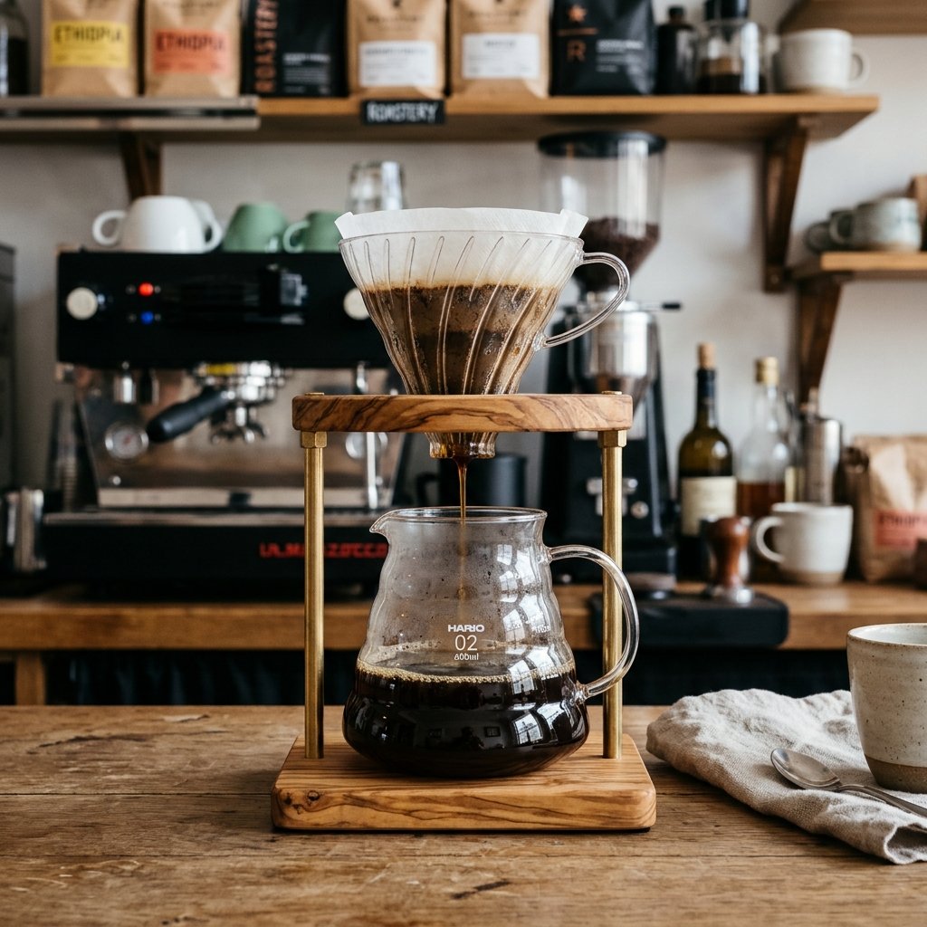 Hario V60 Station VSS-1-OV Olive Wood
